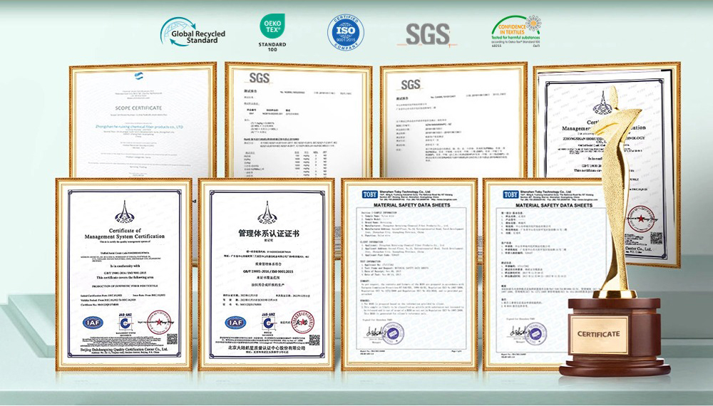 TPU monofilament yarn certificate